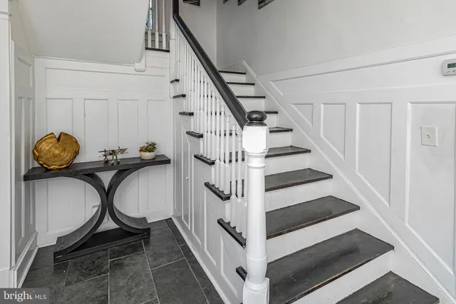 a view of a livingroom with a flat screen tv