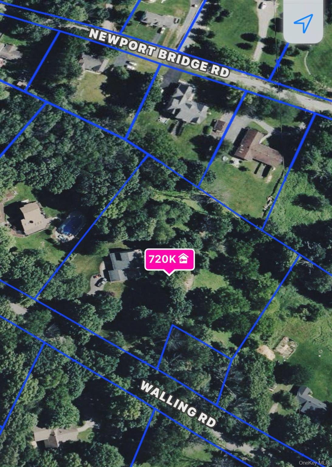 97 Walling Road Warwick, NY 10990 - Photo 39 of 43 Approximate Lot Lines of 2.2 Acres.