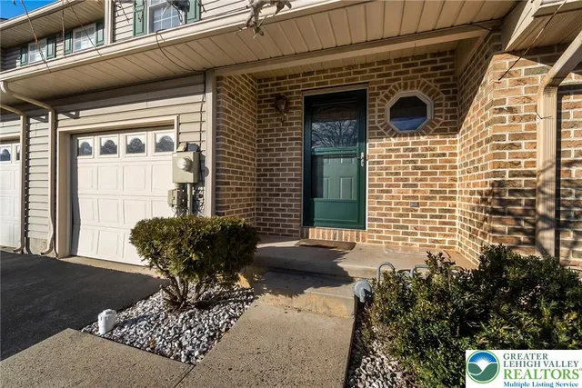 a view of a entryway door front of house