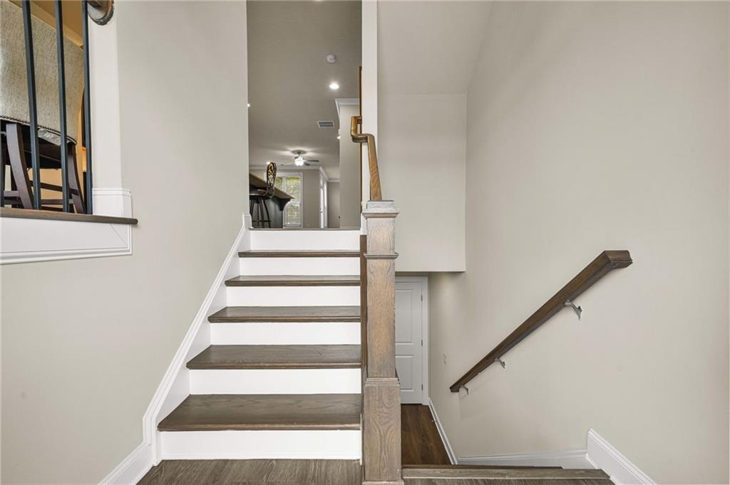 2207 Parkside Gln View Duluth, GA 30097 - Photo 33 of 41 a view of entryway and hall with wooden floor