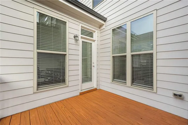 a view of house with wooden floor