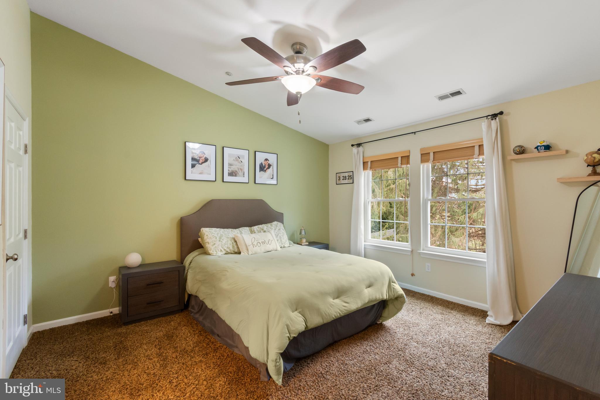 2406 Ellsworth Way, Unit 3B Frederick, MD 21702 - Photo 12 of 27 Primary bedroom with vaulted ceilings