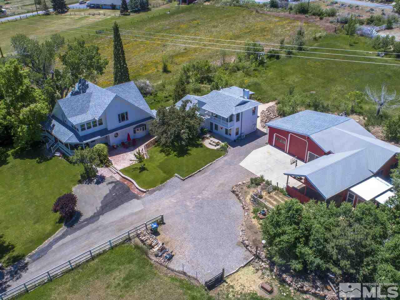 4045 Fairview Road Reno, NV 89511 - Photo 22 of 24 an aerial view of a house with a garden