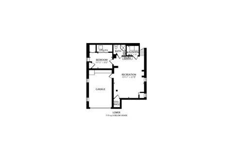 a picture of a bench in a room