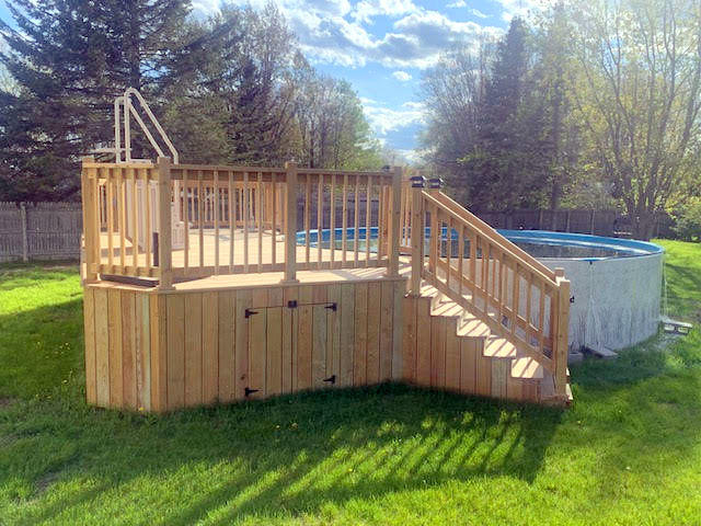 46 Main Street Unity, ME 04988 - Photo 36 of 49 Deck & pool
