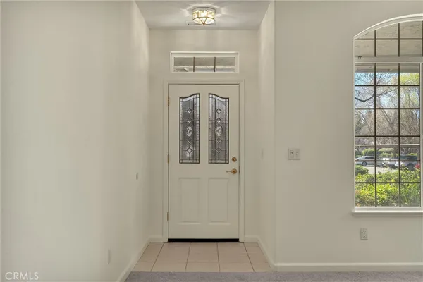 a view of front door with entryway