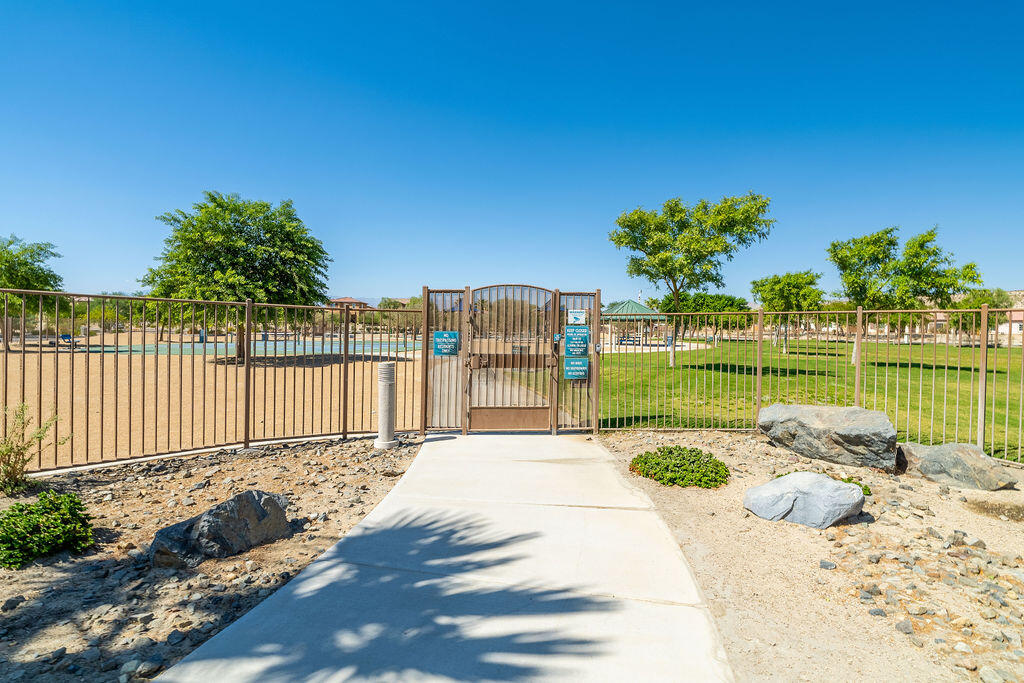 67470 Rio Naches Road Cathedral City, CA 92234 - Photo 28 of 32 a view of a garden with a pathway