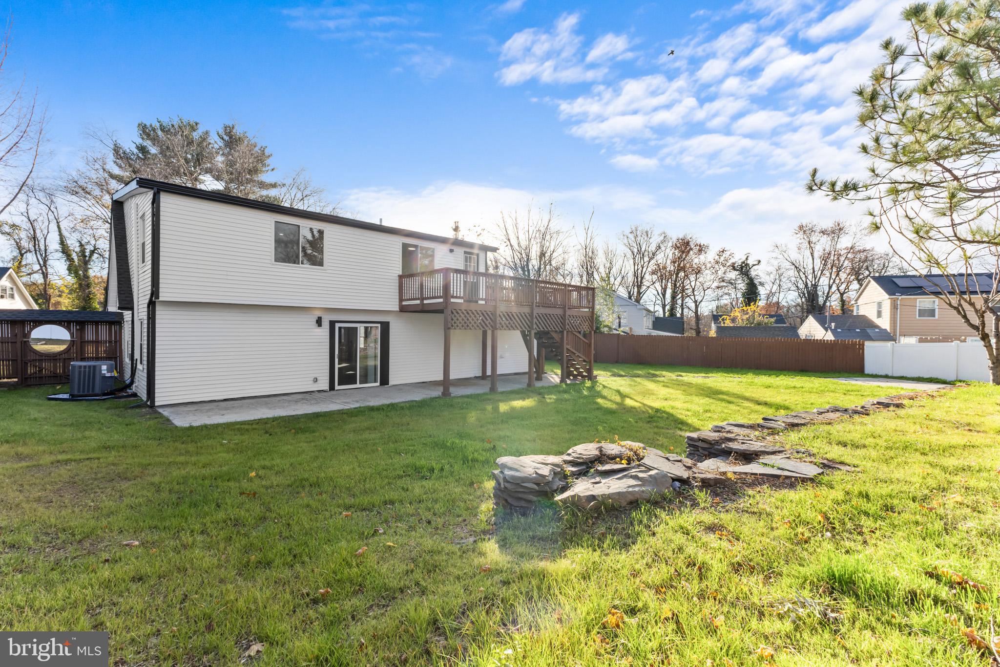 5 Perennial Lane Willingboro, NJ 08046 - Photo 46 of 52 a view of a backyard with a garden