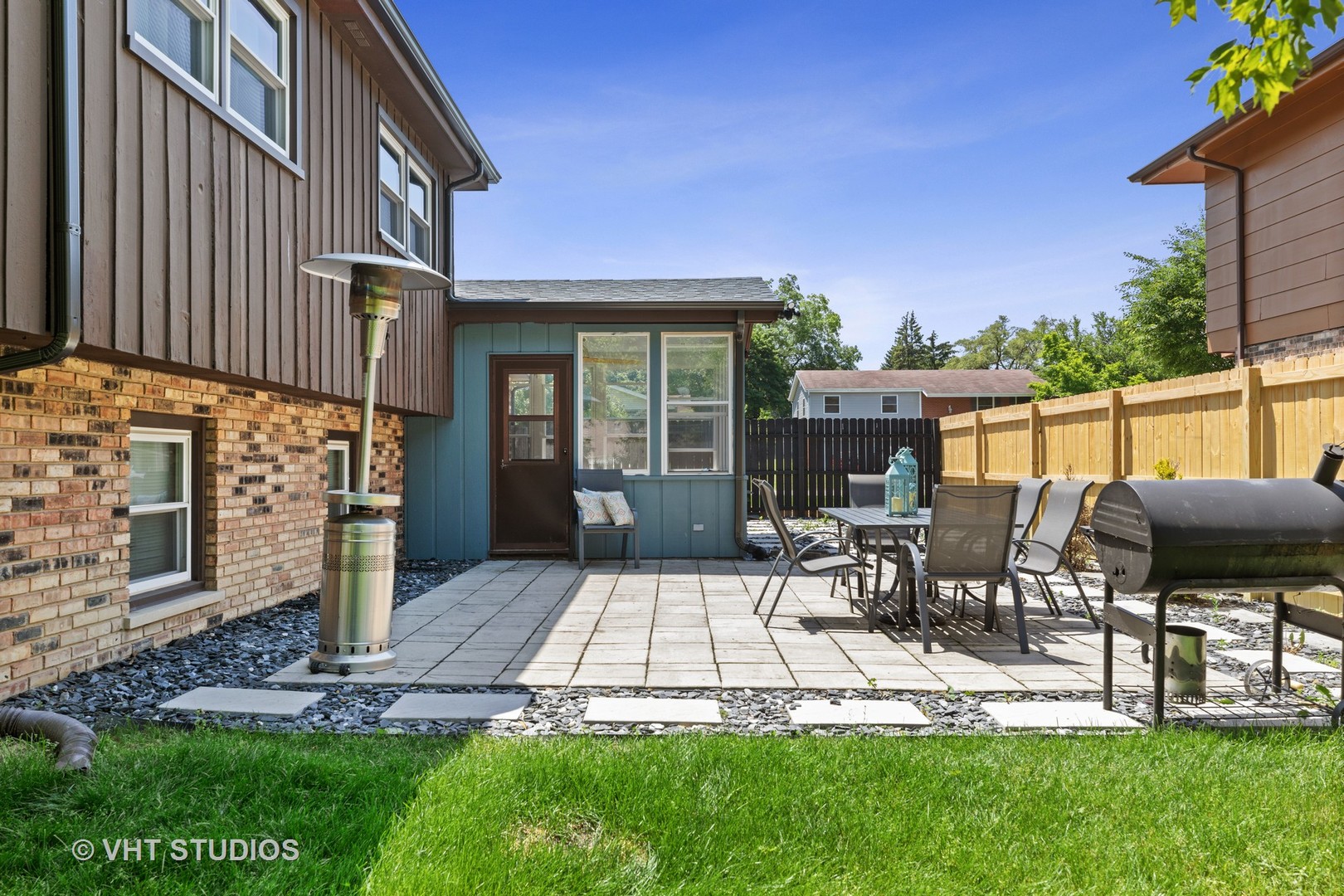18724 Loomis Avenue Homewood, IL 60430 - Photo 11 of 11 a view of outdoor space yard deck patio and fire pit