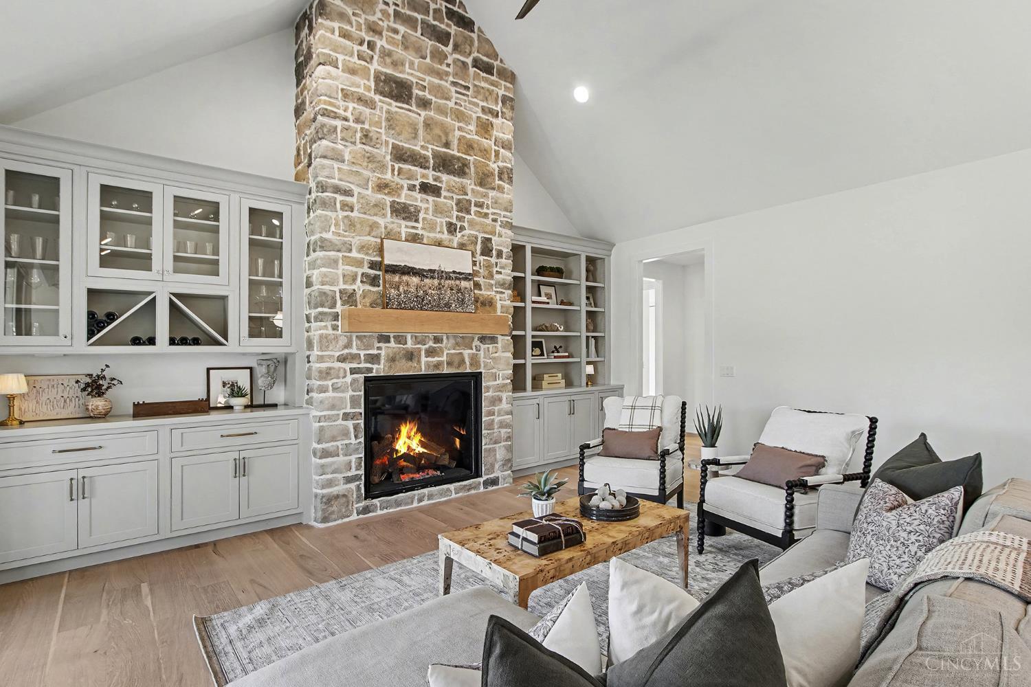 6956 Shadow Ridge Road Cincinnati, OH 45230 - Photo 5 of 37 Great Room with Gas Fireplace