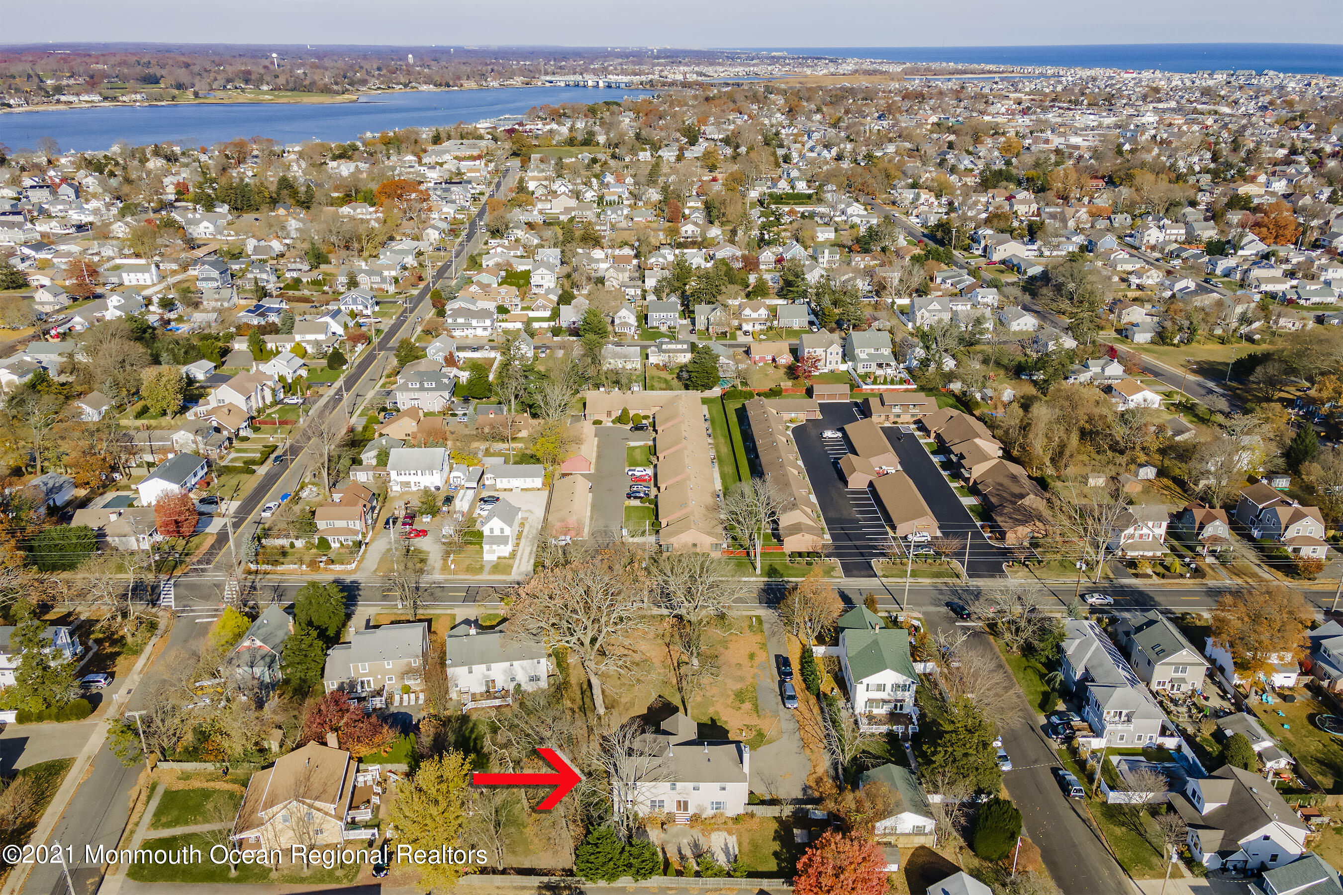 914 Ocean Road Point Pleasant, NJ 08742 - Photo 31 of 40 Aerial Rear 1 arrow