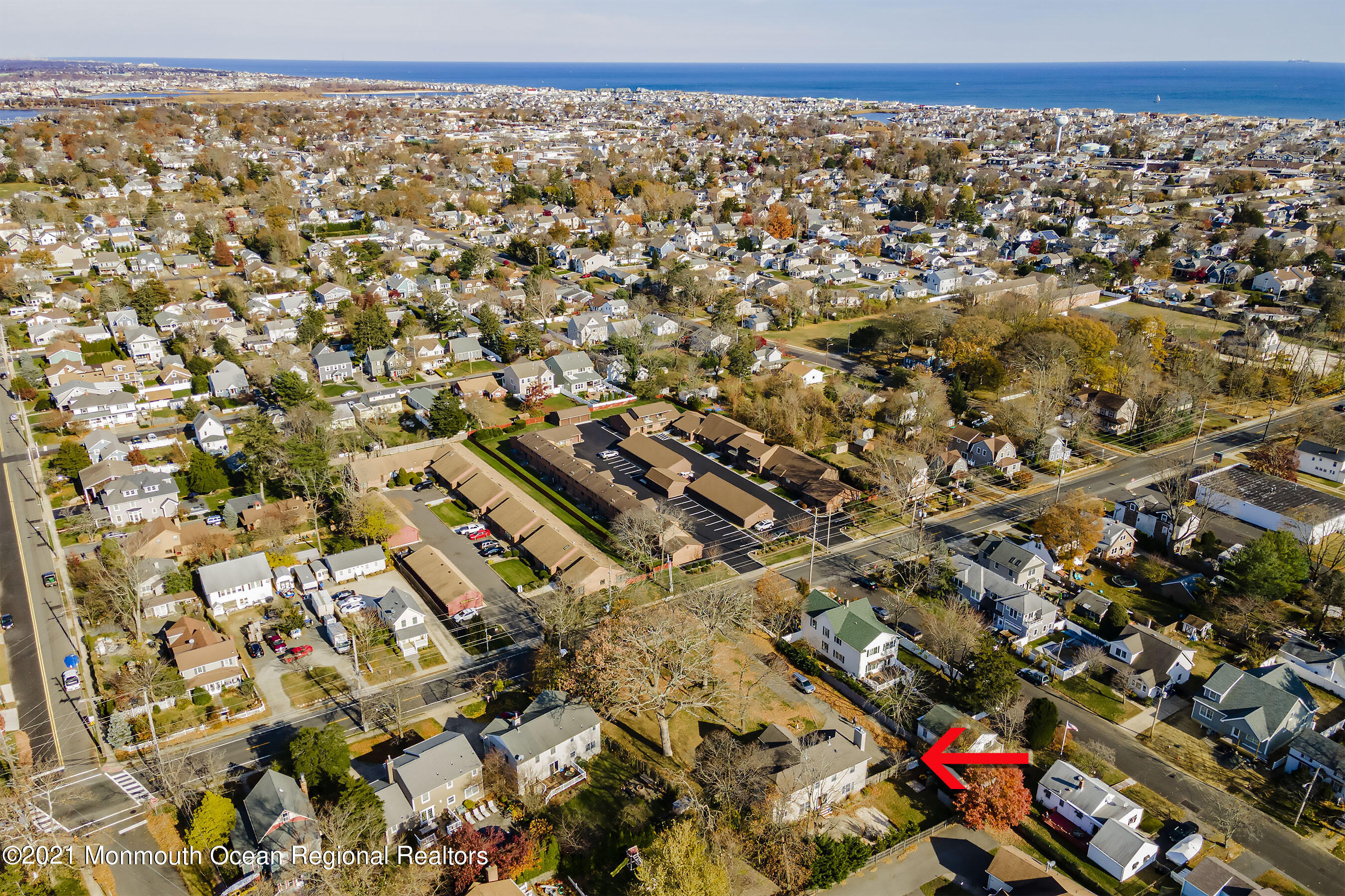 914 Ocean Road Point Pleasant, NJ 08742 - Photo 32 of 40 Aerial Rear Left 1 arrow