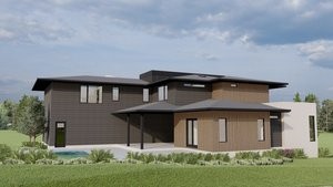 Undisclosed Address Nashville, TN 37205 - Photo 6 of 9 a front view of a house with a yard and garage