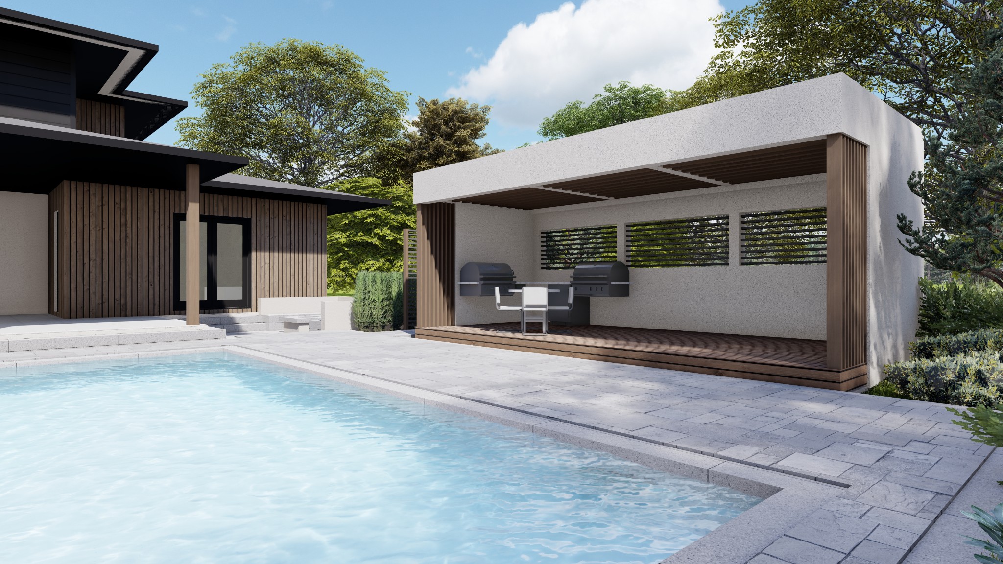 Undisclosed Address Nashville, TN 37205 - Photo 7 of 9 a view of a house with backyard and sitting area