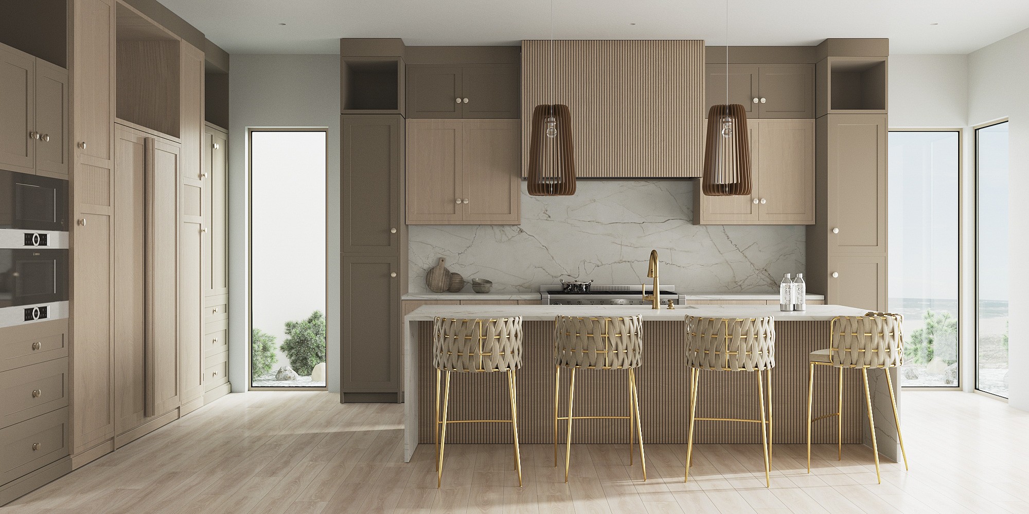 Undisclosed Address Nashville, TN 37205 - Photo 8 of 9 a kitchen with stainless steel appliances granite countertop a stove a refrigerator and a wooden cabinets