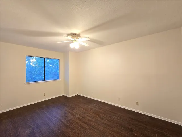 a view of small space with racks on the wall