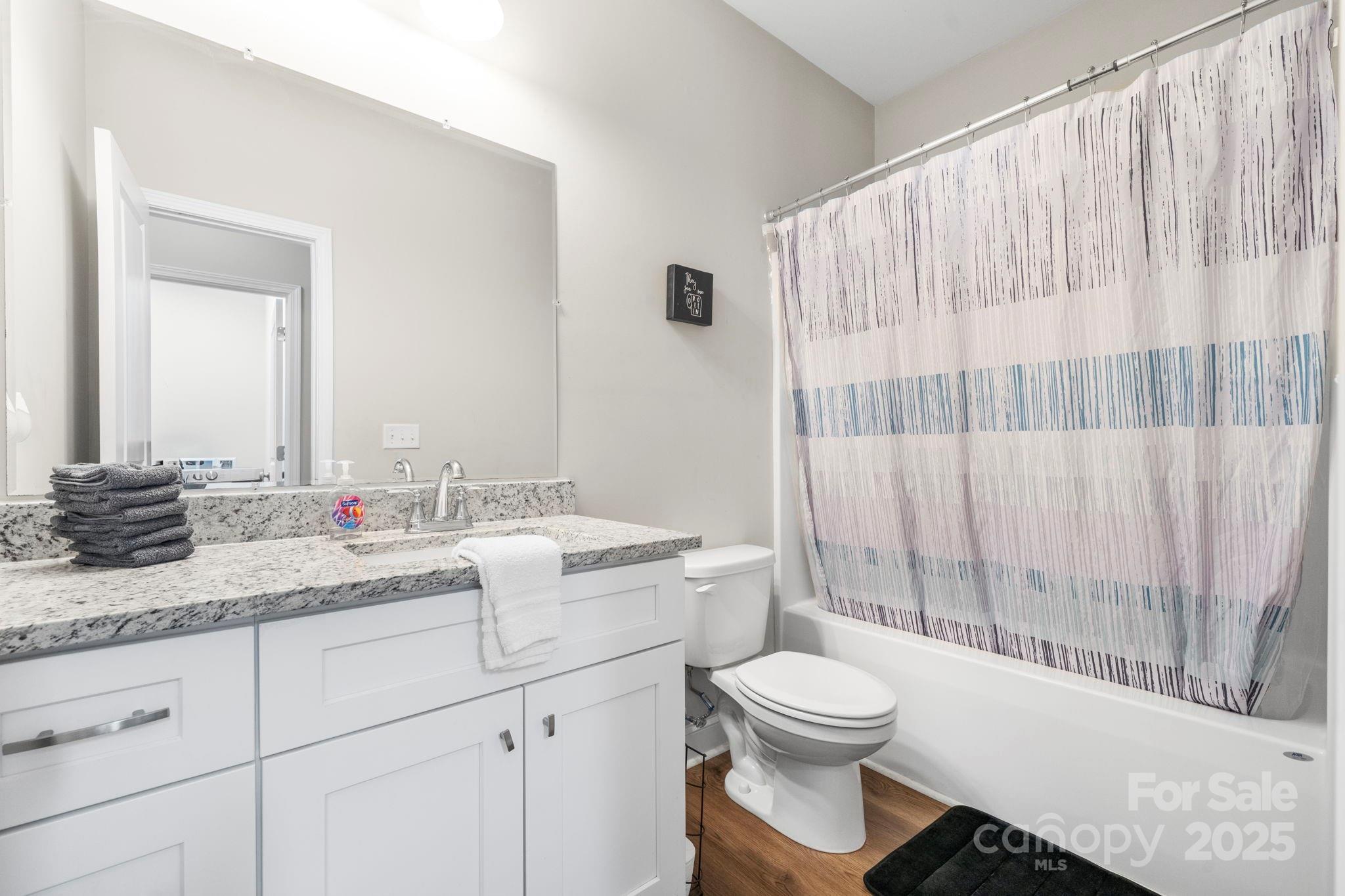 402 2nd Street Southwest Hickory, NC 28602 - Photo 16 of 24 a bathroom with a toilet a sink and a bathtub