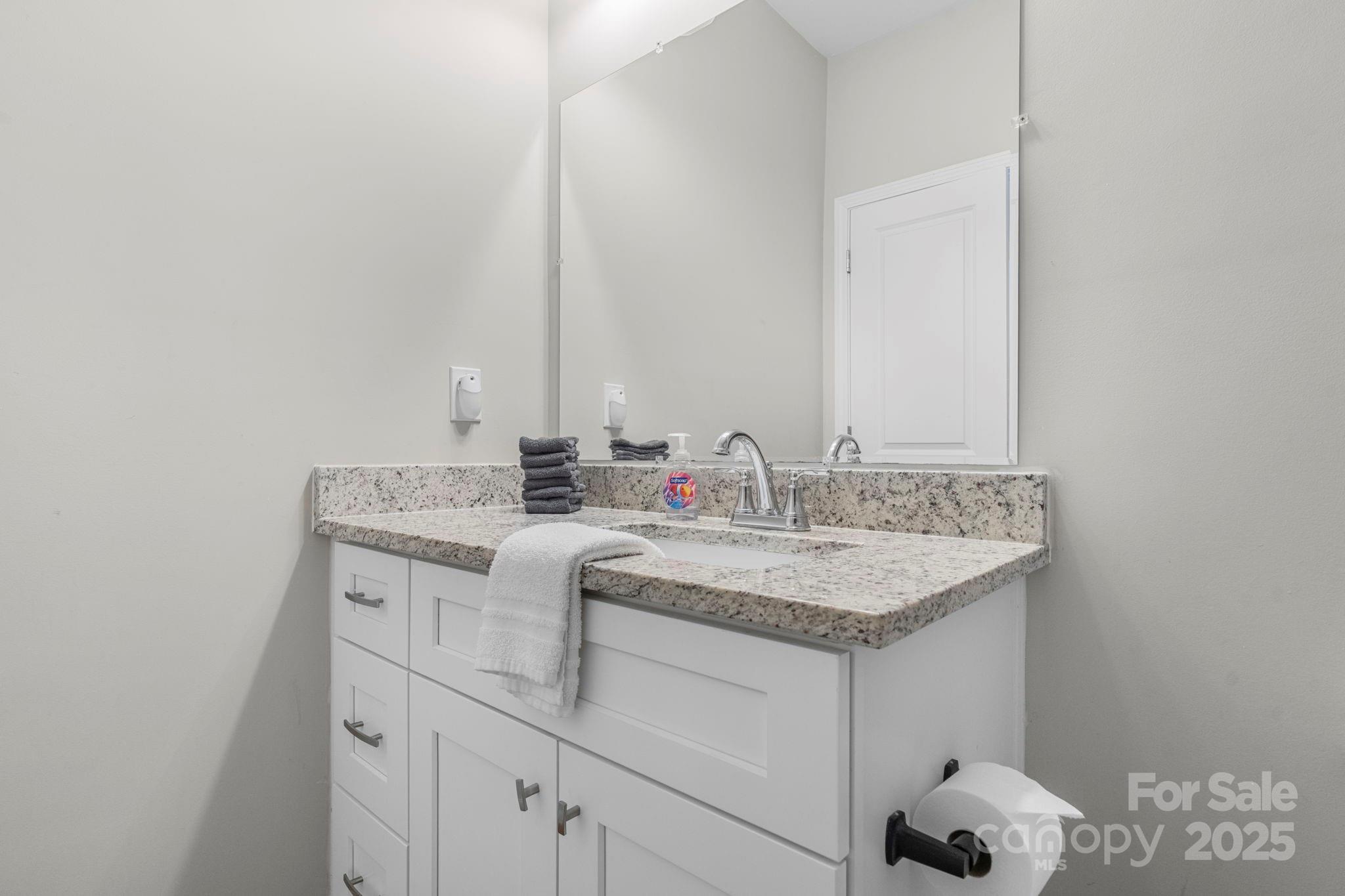 402 2nd Street Southwest Hickory, NC 28602 - Photo 17 of 24 a bathroom with a sink and a mirror