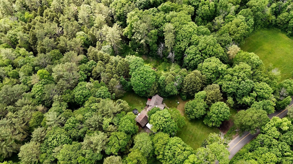 0 Brooks Pond Road Spencer, MA 01562 - Photo 9 of 10 an aerial view of a house with a yard and outdoor space