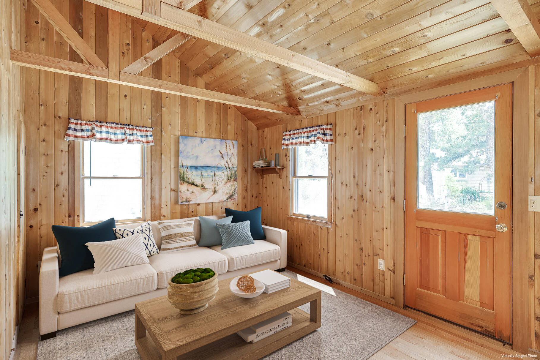 60 Designers Road, Unit H Wellfleet, MA 02667 - Photo 5 of 47 a living room with furniture and a window