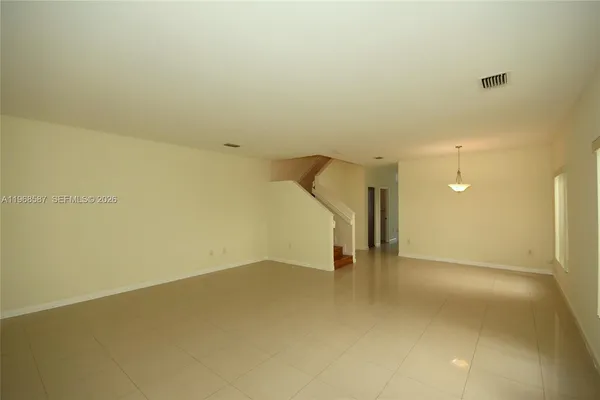 a view of empty room