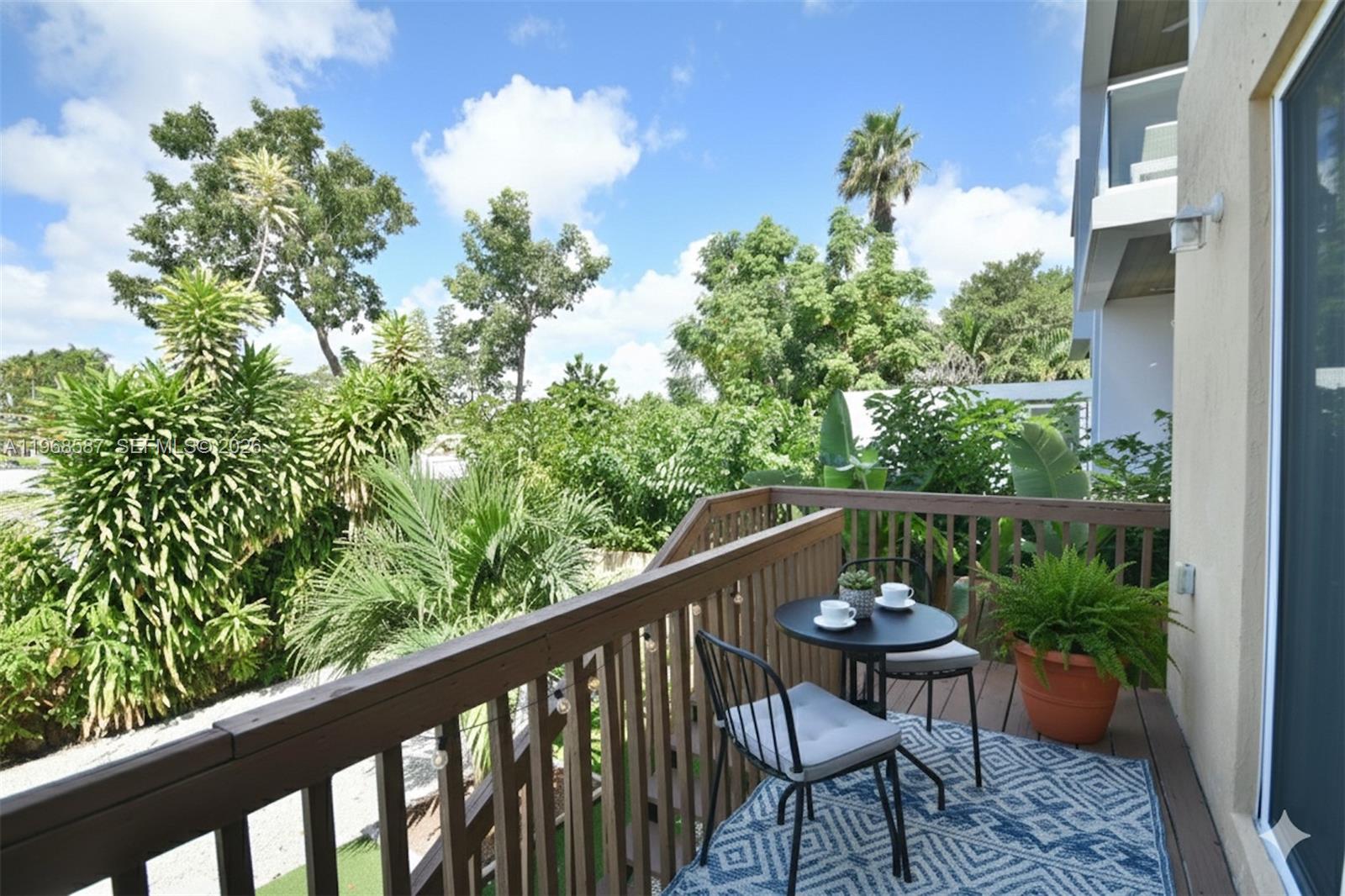 2780 Southwest 33rd Avenue Miami, FL 33133 - Photo 32 of 52 a view of a balcony with furniture