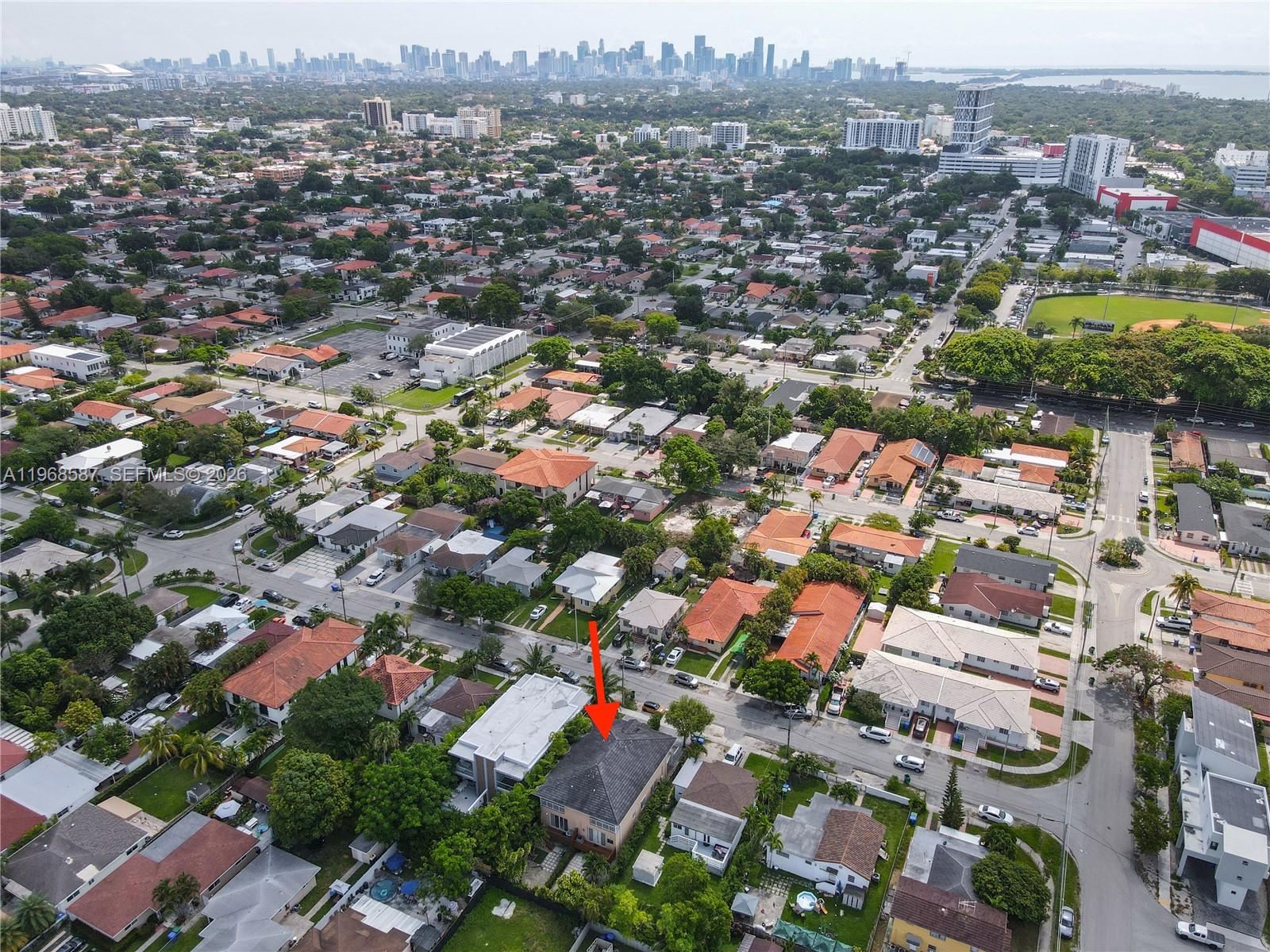 2780 Southwest 33rd Avenue Miami, FL 33133 - Photo 52 of 52 an aerial view of city and lake