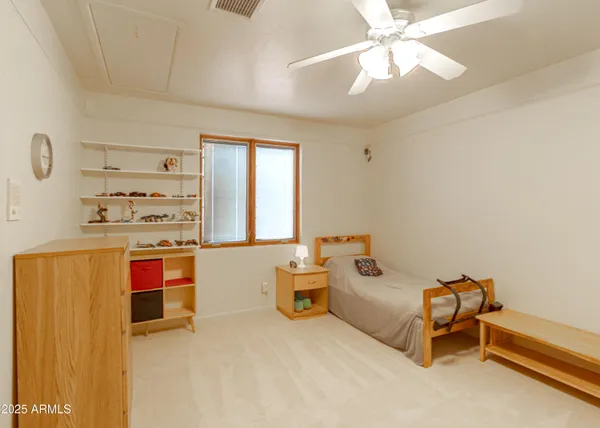 a room with storage and utility