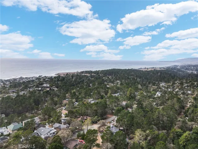 a view of a city and mountains