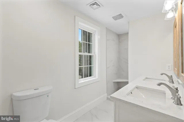 a bathroom with a sink and a toilet