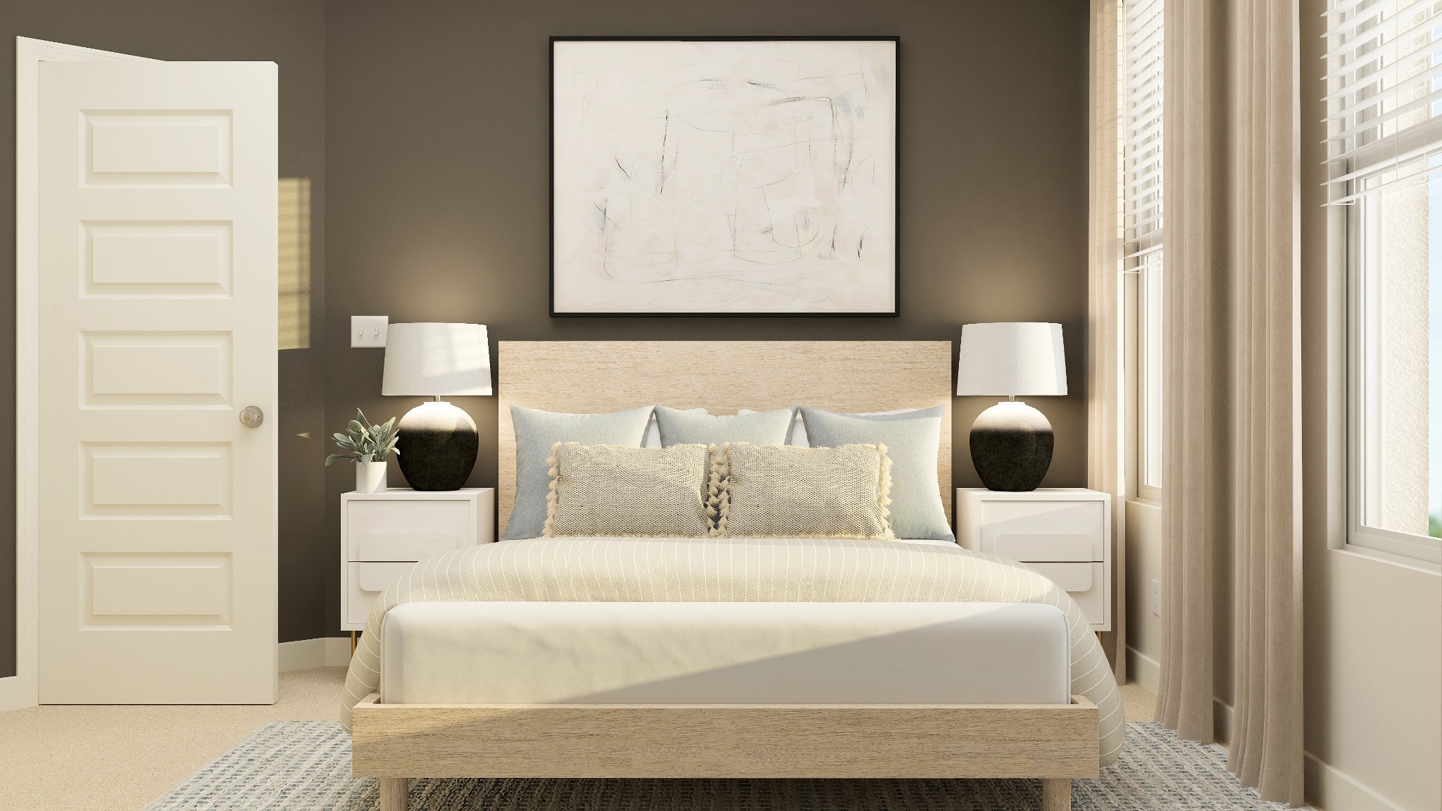 524 Hinton Street Lebanon, TN 37090 - Photo 17 of 20 a bedroom with a bed and painting on the wall