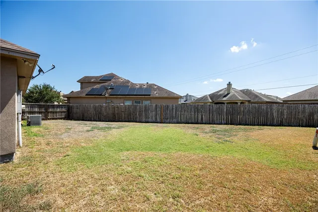 a house view with a garden space