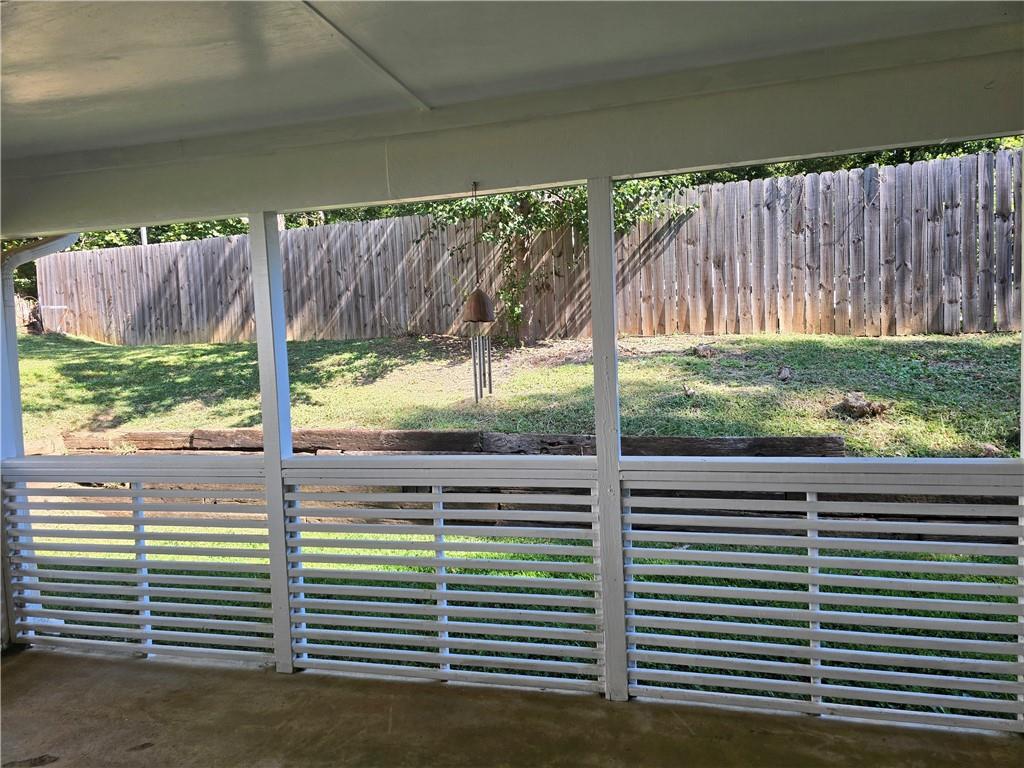 3725 Collier Drive Northwest Atlanta, GA 30331 - Photo 31 of 31 a view of a back yard from a balcony