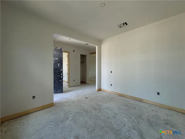 a view of an empty room