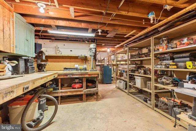 a view of storage and utility room