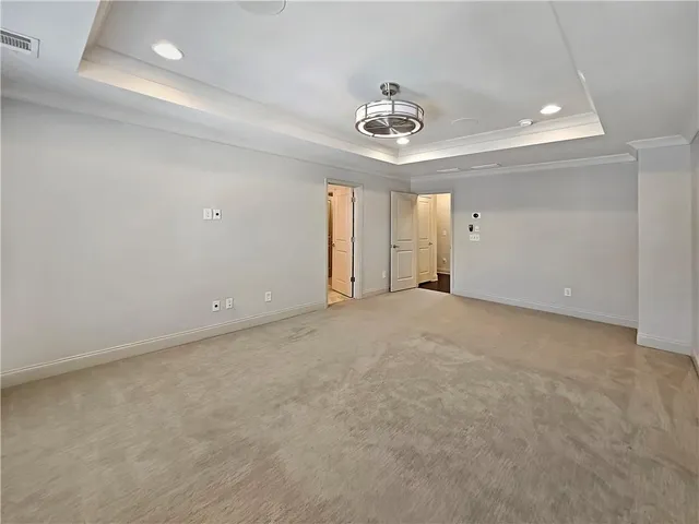 a view of an empty room