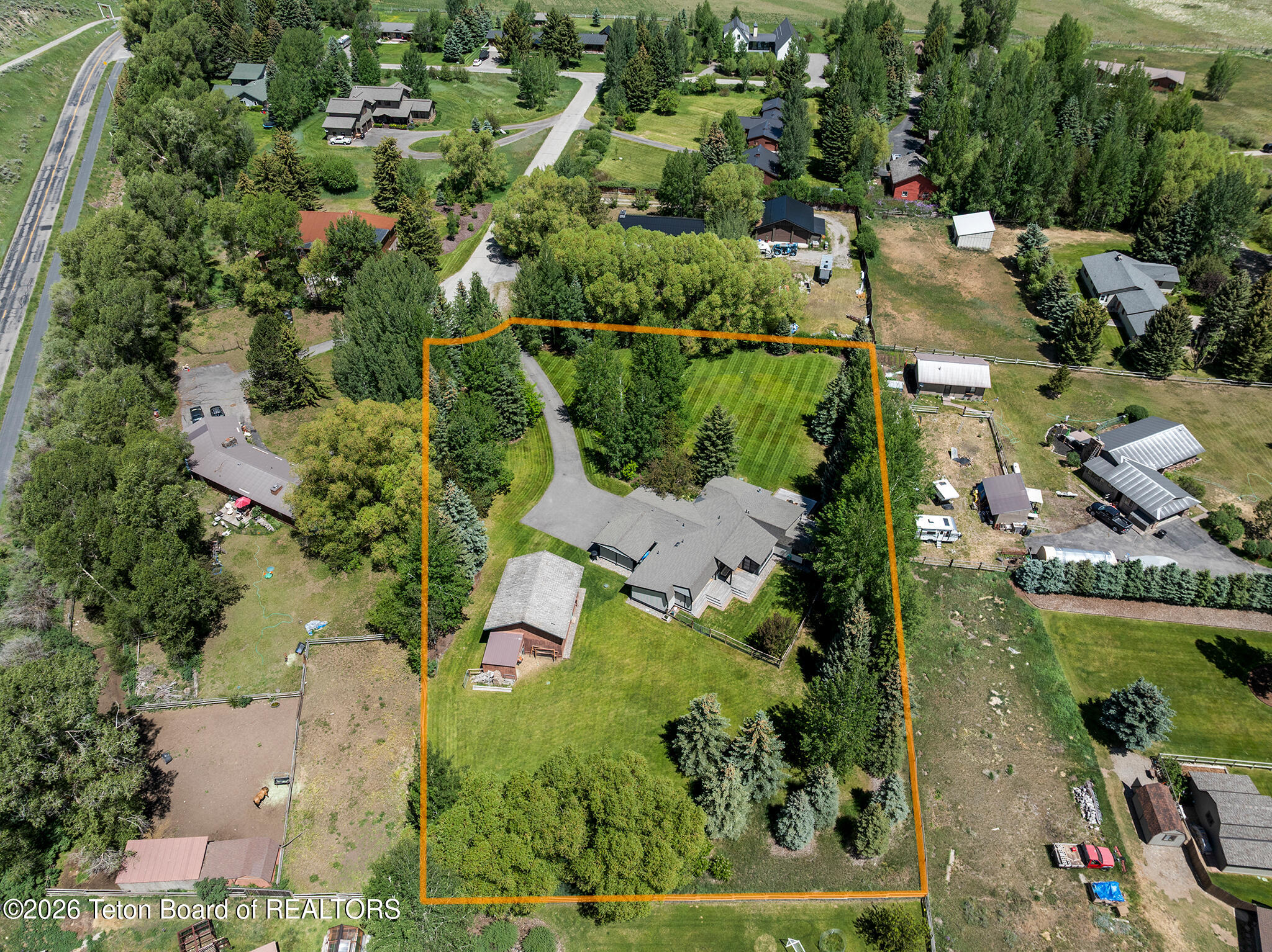 3650 North Meadow Road Jackson, WY 83001 - Photo 61 of 66 Aerial