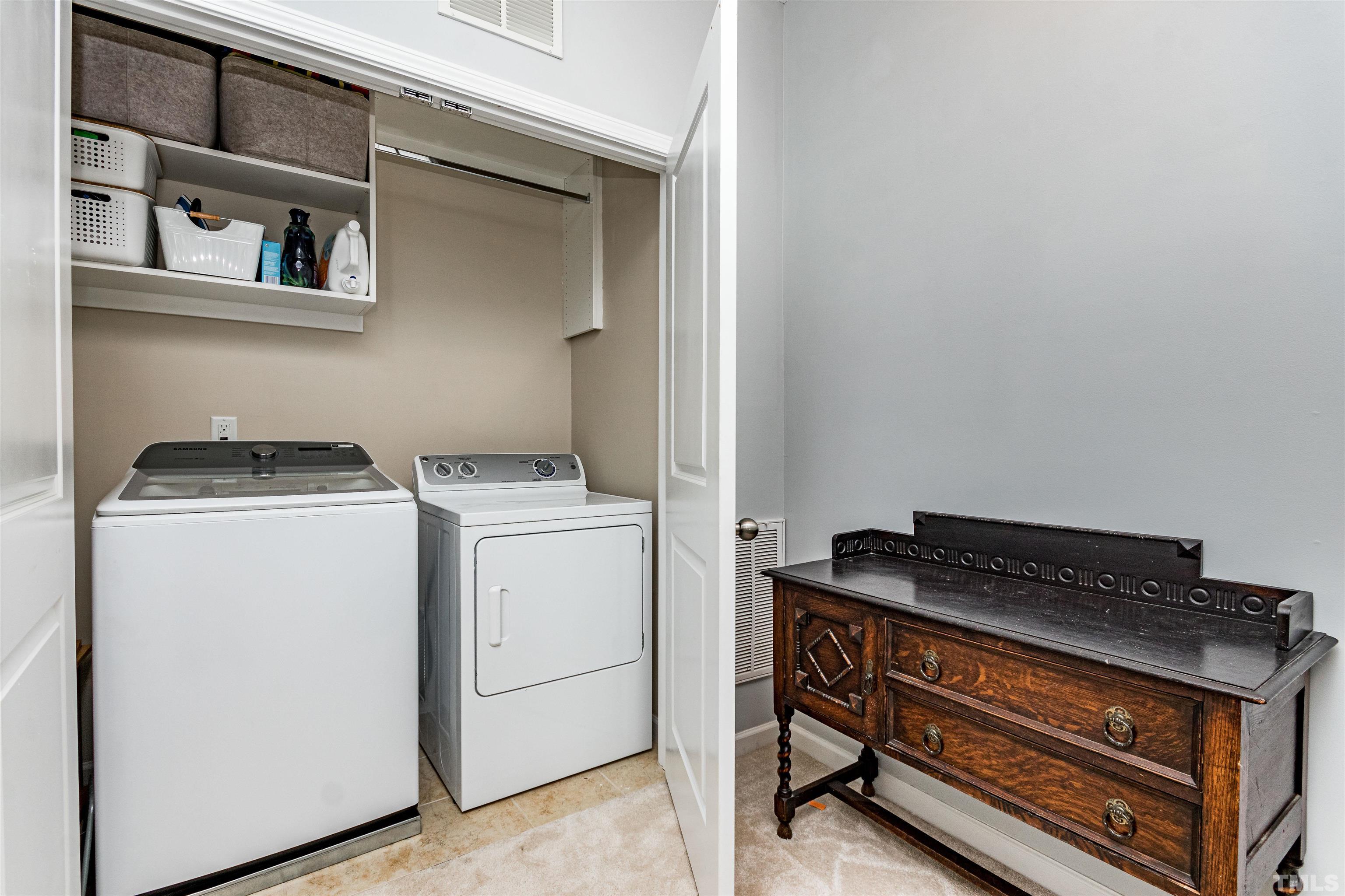 1417 Crafton Way Raleigh, NC 27607 - Photo 16 of 29 a utility room with dryer and washer