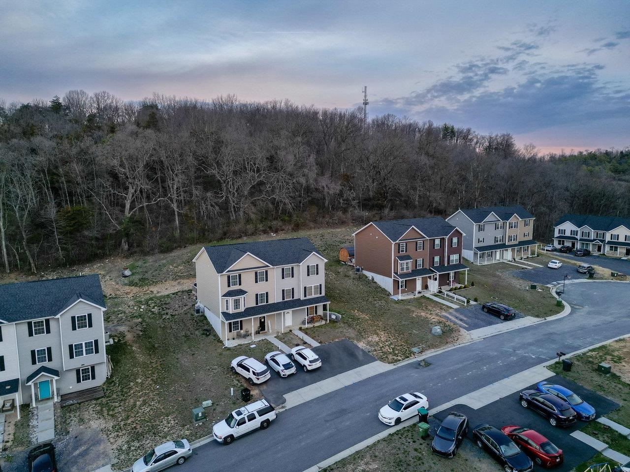 3192 Hebron Court Harrisonburg, VA 22801 - Photo 70 of 75 an aerial view of a house with garden space and street view