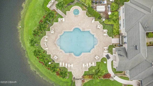 a view of a swimming pool and a terrace