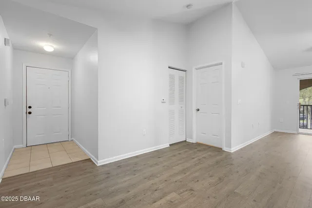 a view of an empty room