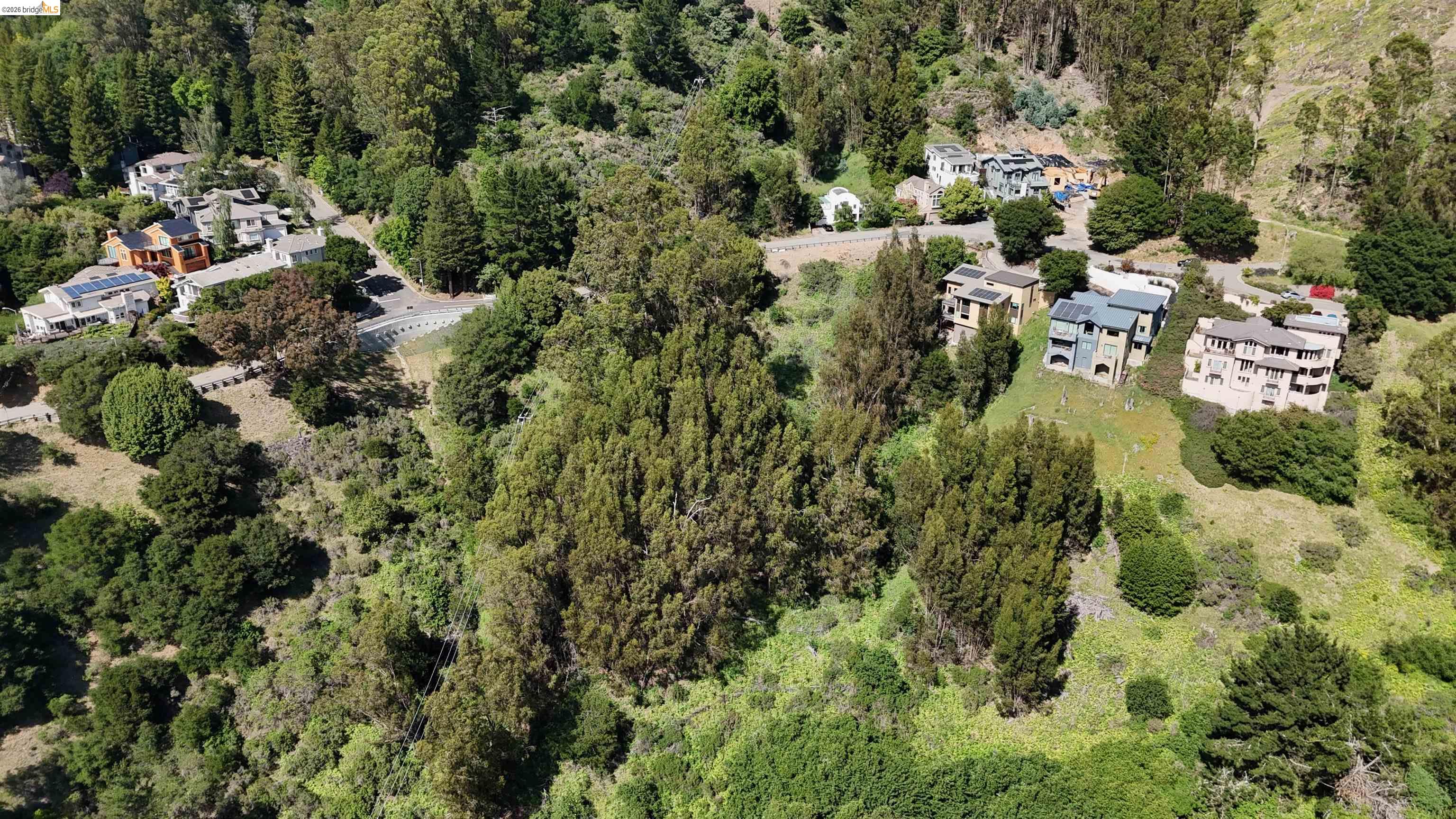 2551 Tunnel Road Oakland, CA 94611 - Photo 10 of 15 an aerial view of residential houses with outdoor space and trees