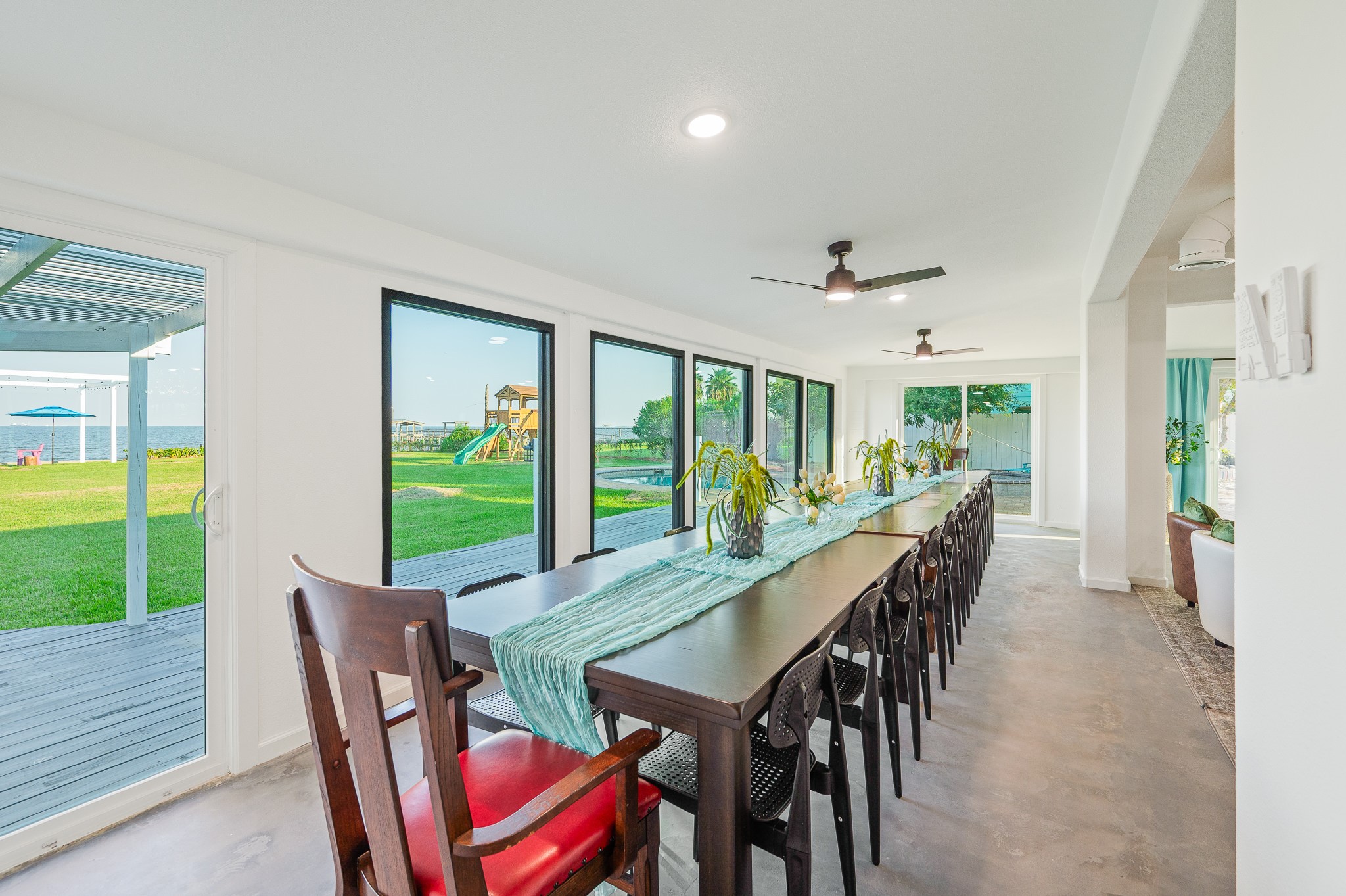 815 5th Street Dickinson, TX 77539 - Photo 22 of 49 a view of a dining room with furniture window and outside view