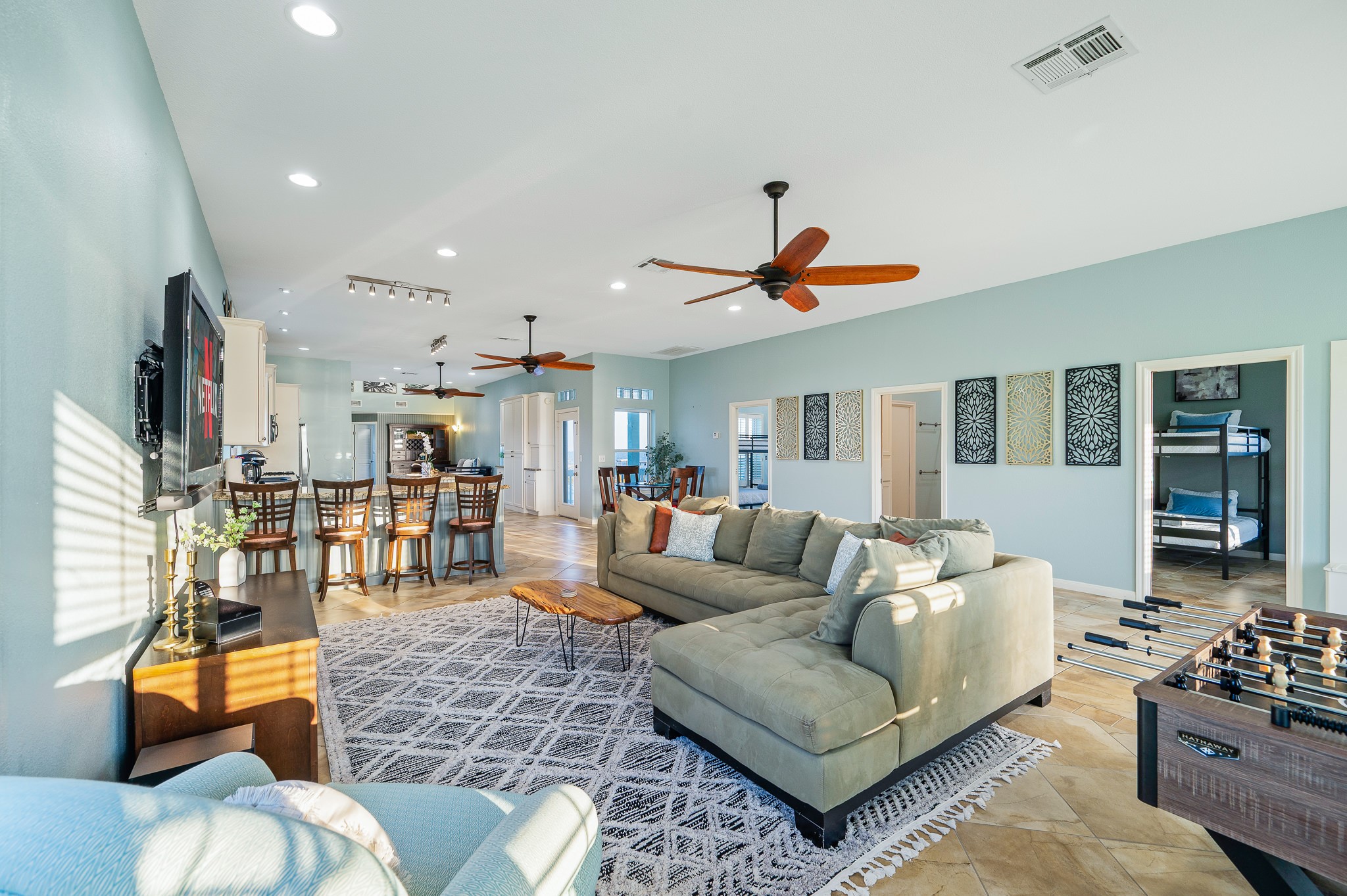 815 5th Street Dickinson, TX 77539 - Photo 48 of 49 a living room with furniture kitchen view and a large window