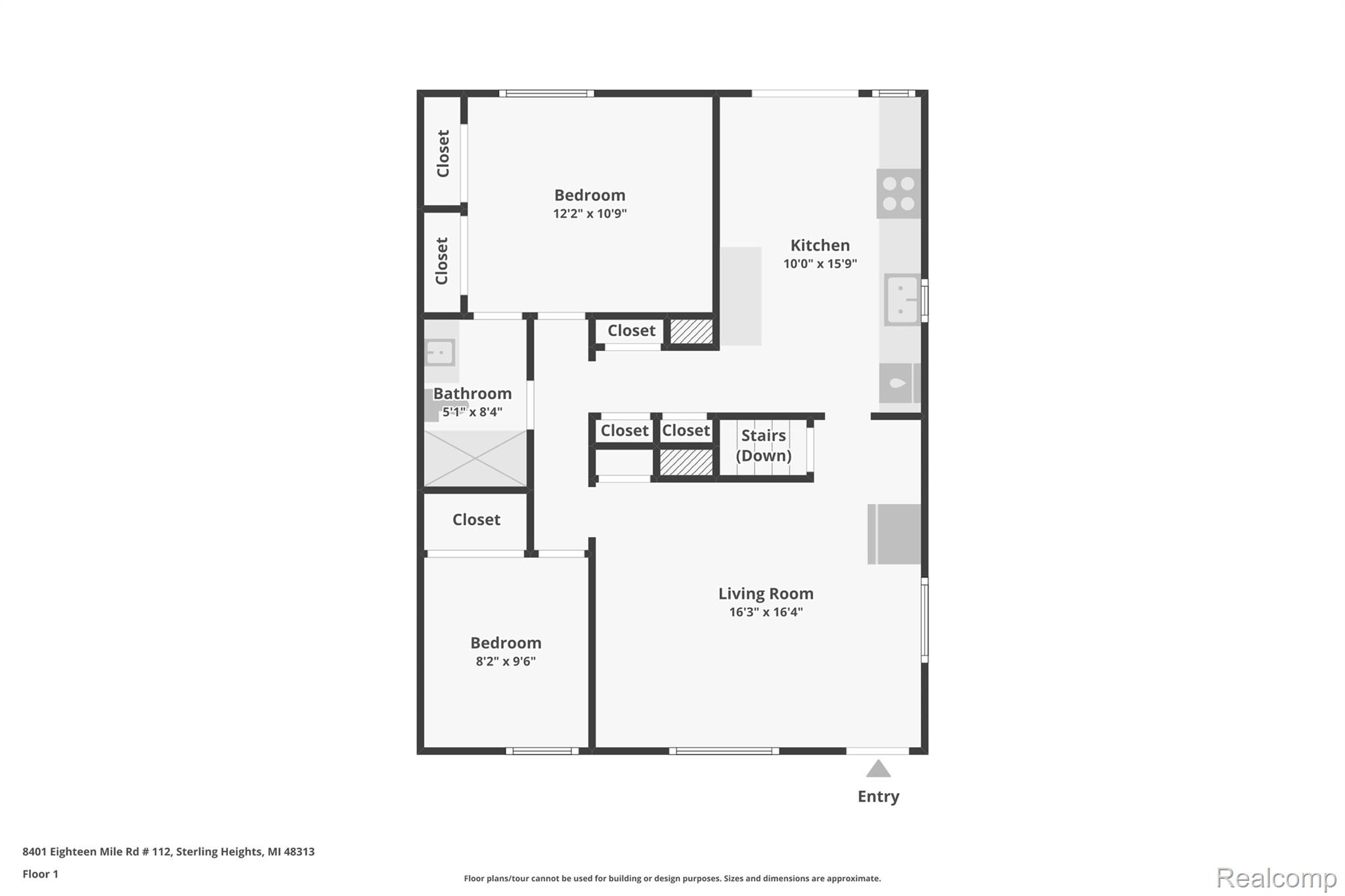 8401 18 18 Mile Road, Unit 112 Sterling Heights, MI 48313 - Photo 23 of 25 2-floor-1.jpg