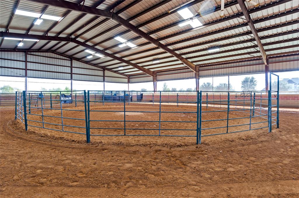 395 Yacht Club Road Oak Point, TX 75068 - Photo 11 of 23 View of riding arena with a view of countryside