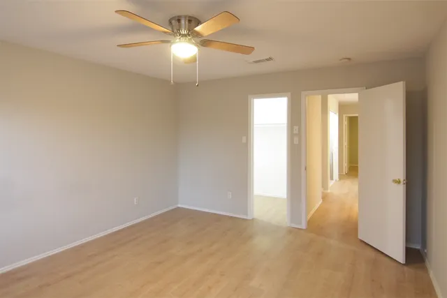 wooden floor in an empty room
