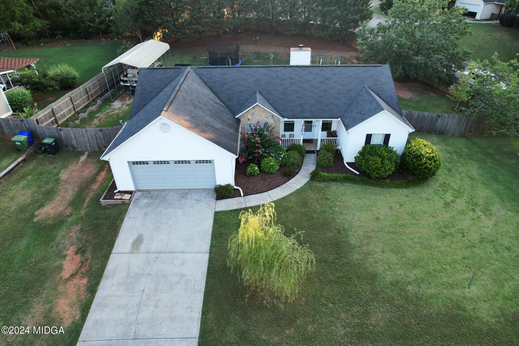 625 Windsor Drive Monroe, GA 30656 - Photo 3 of 27 a aerial view of a house with garden