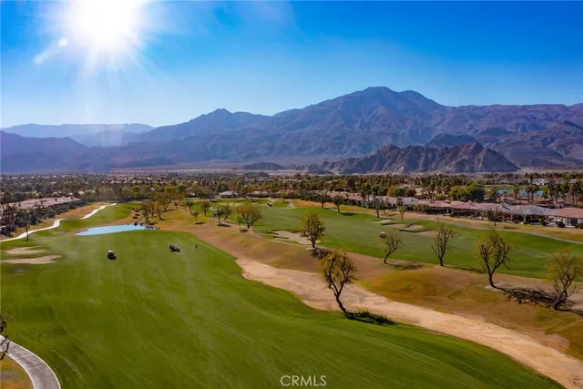 a view of a lake with a mountain