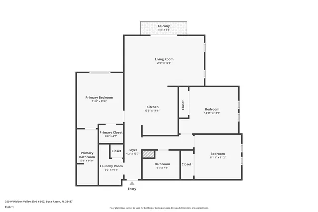 $3,925 | 250 West Hidden Valley Boulevard, Unit 104, Boca Raton, FL 33487